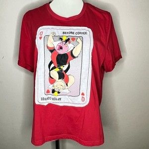 Disney Queen of Hearts Before Coffee Graphic Tee